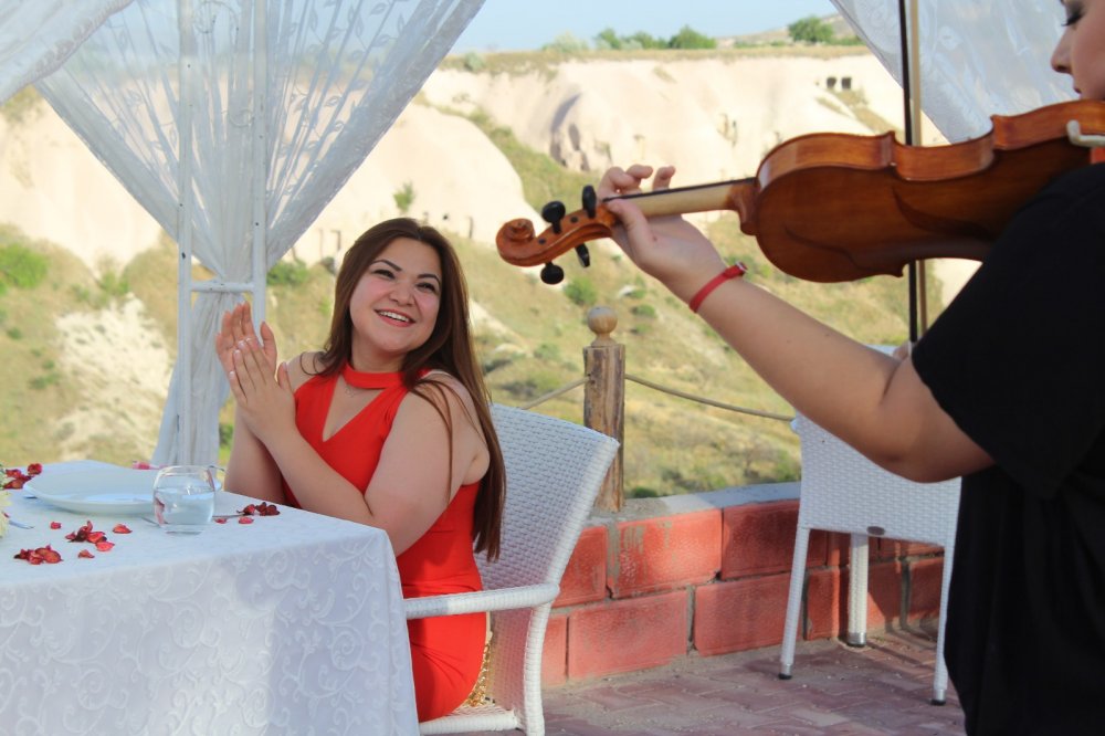 Kapadokya restoranda Evlilik Teklifi Fikirleri